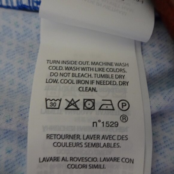 RLX Ralph Lauren Golf Pants Women's Size 10 Blue Diamond Print Stretch - Picture 11 of 11